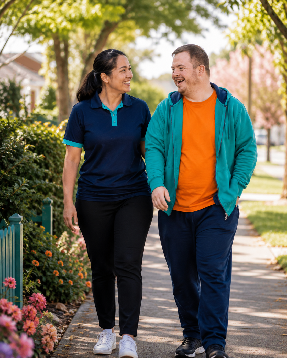 NDIS support worker supporting a participant